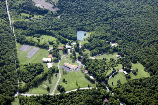 Aerial View of Twin Pines